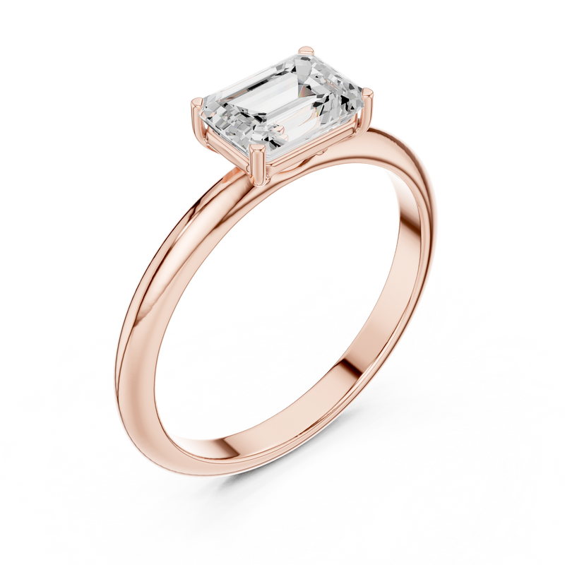 Ladies Ring DDLR-1076@7 - Rose Gold - Image