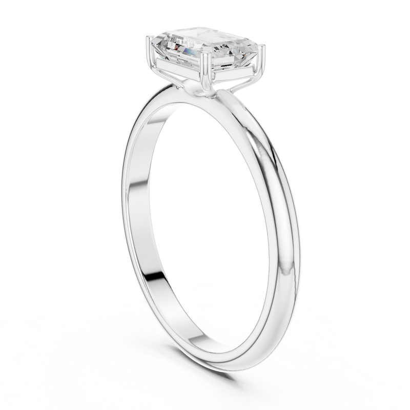Ladies Ring DDLR-1076@7 - White Gold - Image