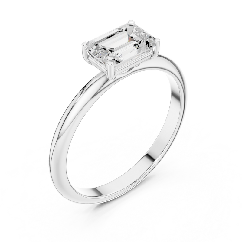 Ladies Ring DDLR-1076@7 - White Gold - Image