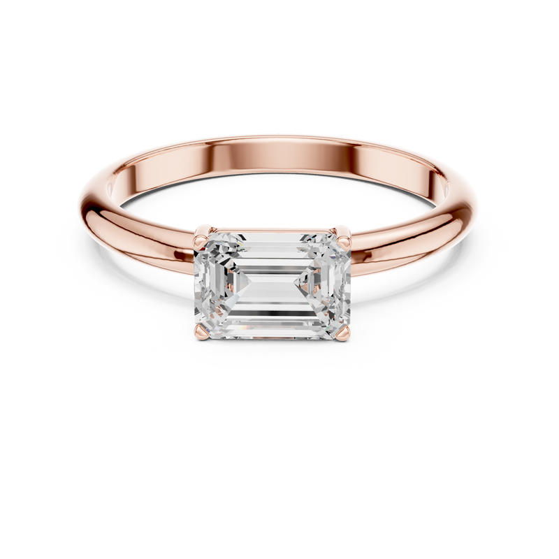 Ladies Ring DDLR-1076@7 - Rose Gold - Image