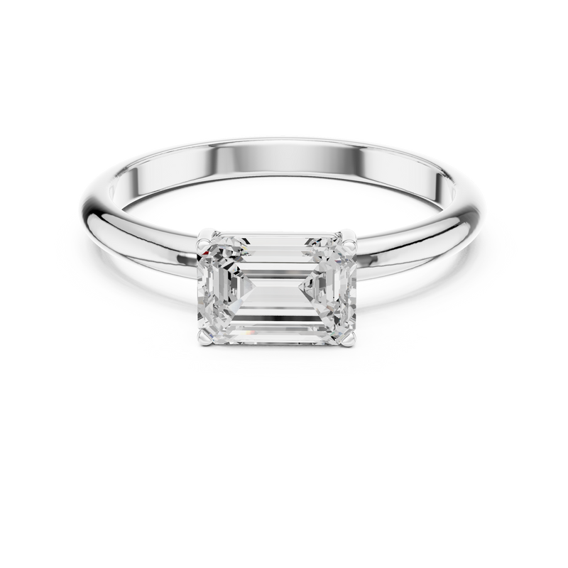 Ladies Ring DDLR-1076@7 - White Gold - Image