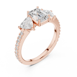 Ladies Ring DDLR-1078@7 - Rose Gold - Image
