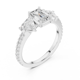 Ladies Ring DDLR-1078@7 - White Gold - Image