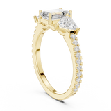 Ladies Ring DDLR-1078@7 - Yellow Gold - Image