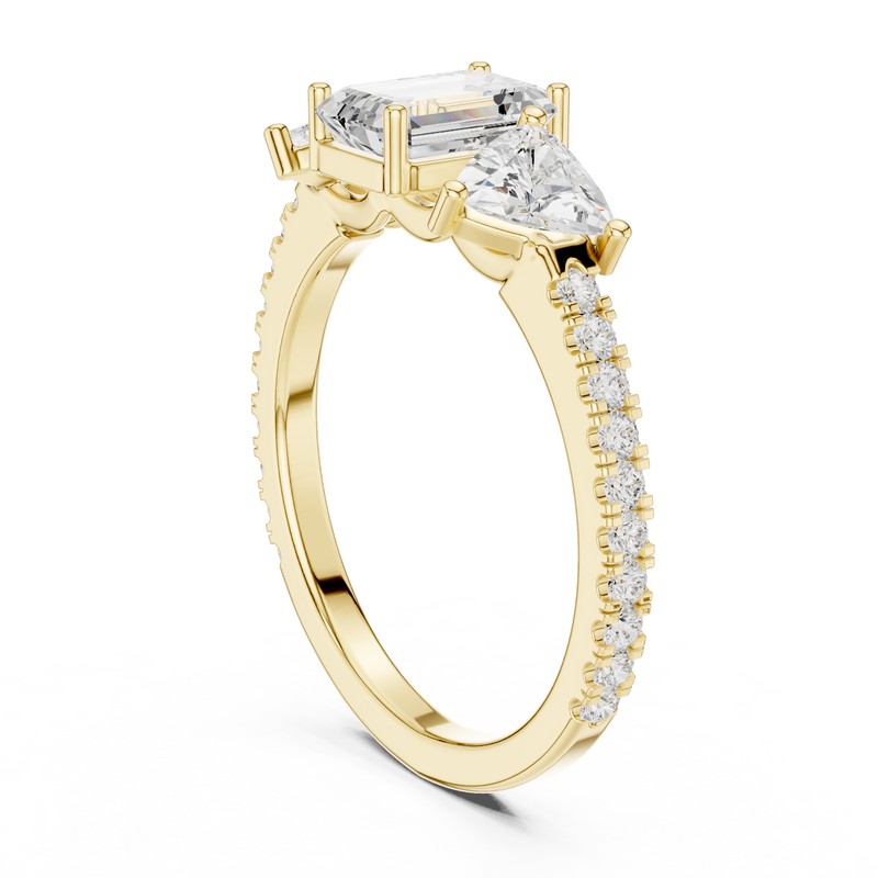 Ladies Ring DDLR-1078@7 - Yellow Gold - Image