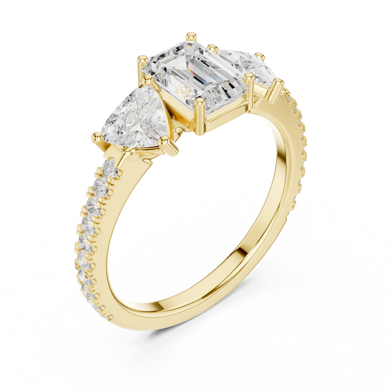 Ladies Ring DDLR-1078@7 - Yellow Gold - Image