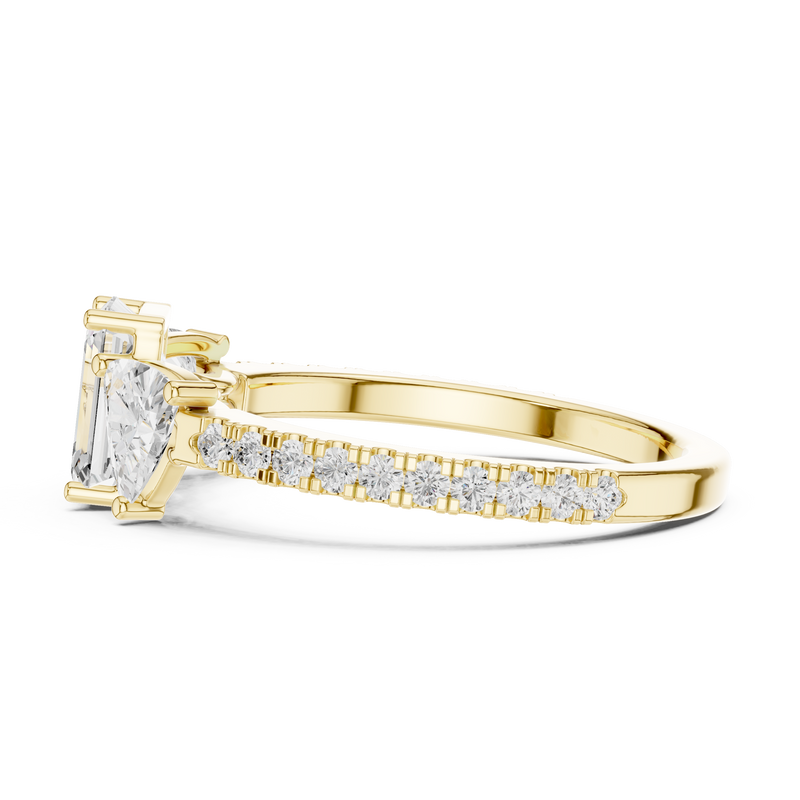 Ladies Ring DDLR-1078@7 - Yellow Gold - Image