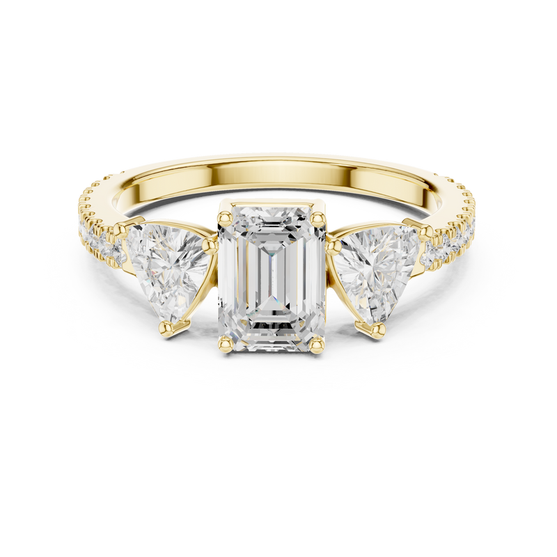 Ladies Ring DDLR-1078@7 - Yellow Gold - Image