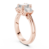 Ladies Ring DDLR-1079@7 - Rose Gold - Image