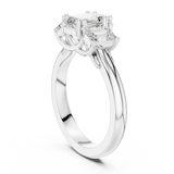 Ladies Ring DDLR-1079@7 - White Gold - Image