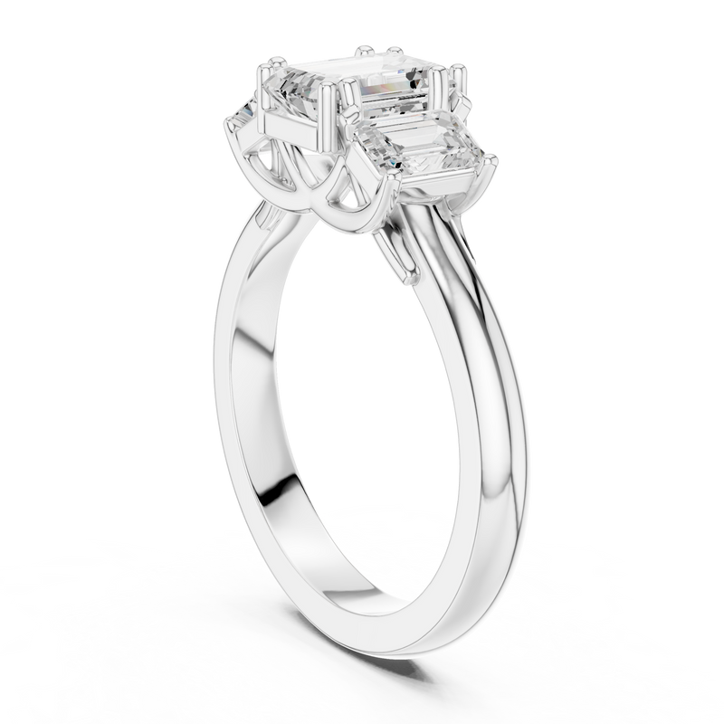 Ladies Ring DDLR-1079@7 - White Gold - Image