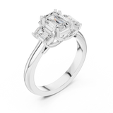 Ladies Ring DDLR-1079@7 - White Gold - Image