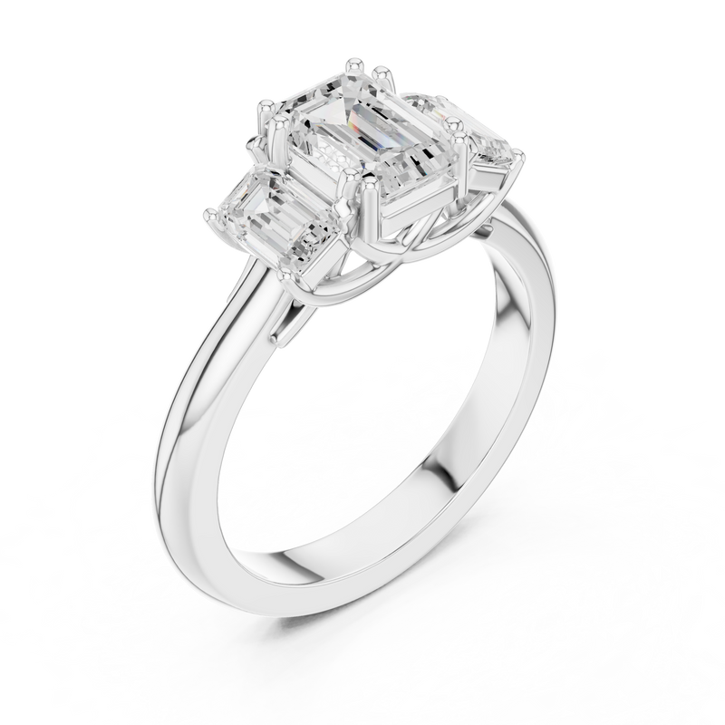 Ladies Ring DDLR-1079@7 - White Gold - Image
