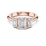 Ladies Ring DDLR-1079@7 - Rose Gold - Image