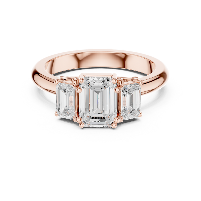 Ladies Ring DDLR-1079@7 - Rose Gold - Image