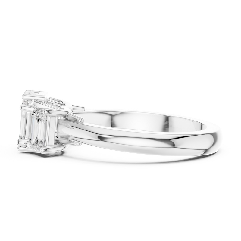 Ladies Ring DDLR-1079@7 - White Gold - Image