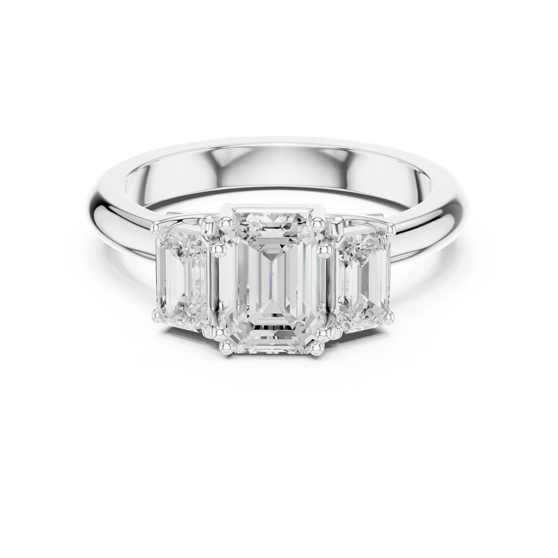 Ladies Ring DDLR-1079@7 - White Gold - Image