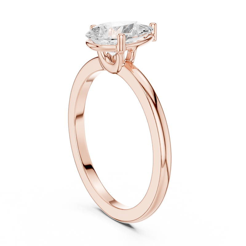 Ladies Ring DDLR-1080@7 - Rose Gold - Image