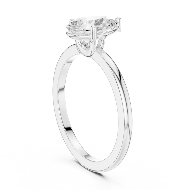 Ladies Ring DDLR-1080@7 - White Gold - Image