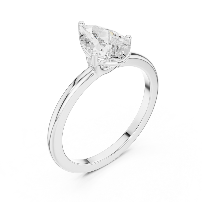 Ladies Ring DDLR-1080@7 - White Gold - Image