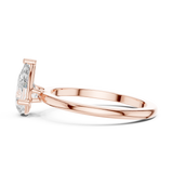 Ladies Ring DDLR-1080@7 - Rose Gold - Image