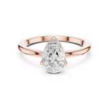 Ladies Ring DDLR-1080@7 - Rose Gold - Image