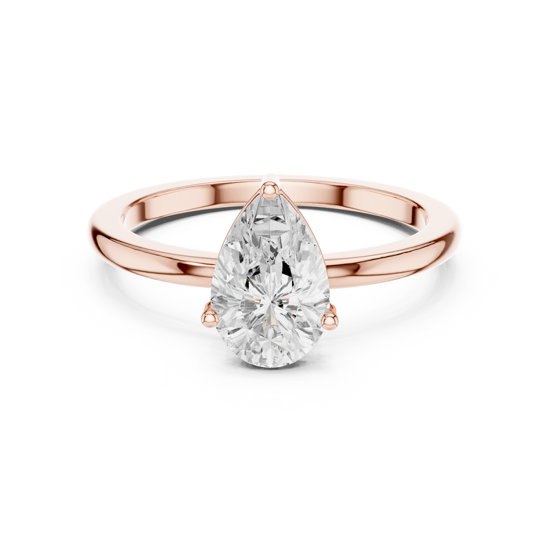 Ladies Ring DDLR-1080@7 - Rose Gold - Image