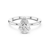 Ladies Ring DDLR-1080@7 - White Gold - Image