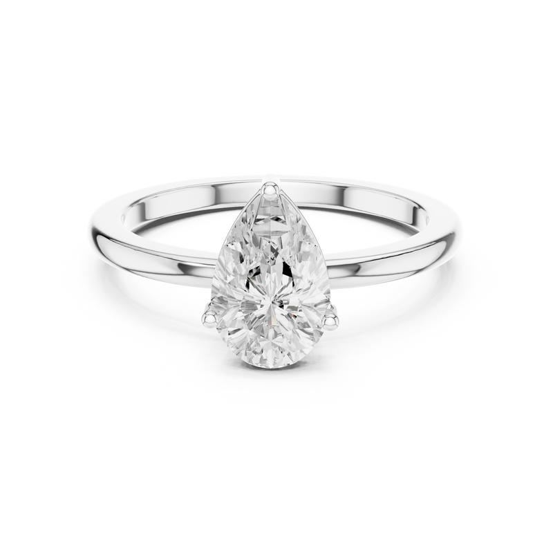 Ladies Ring DDLR-1080@7 - White Gold - Image