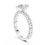 Ladies Ring DDLR-1081@7 - White Gold - Image