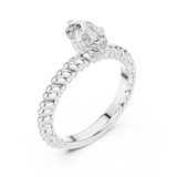 Ladies Ring DDLR-1081@7 - White Gold - Image