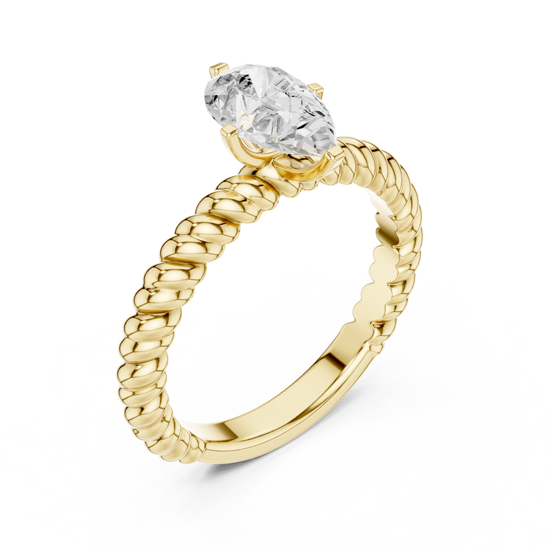 Ladies Ring DDLR-1081@7 - Yellow Gold - Image