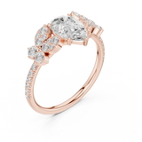 Ladies Ring DDLR-1083@7 - Rose Gold - Image