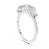 Ladies Ring DDLR-1083@7 - White Gold - Image