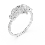 Ladies Ring DDLR-1083@7 - White Gold - Image
