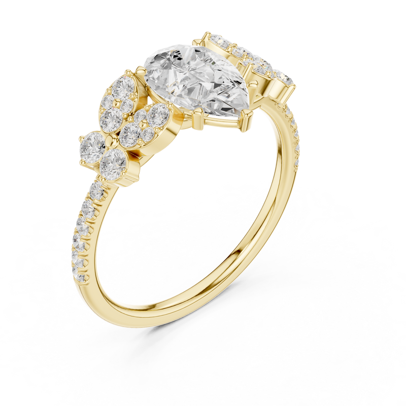 Ladies Ring DDLR-1083@7 - Yellow Gold - Image