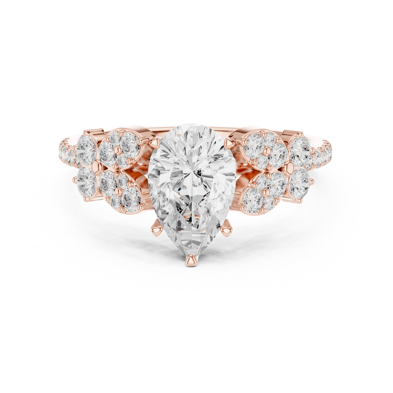 Ladies Ring DDLR-1083@7 - Rose Gold - Image