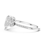 Ladies Ring DDLR-1083@7 - White Gold - Image