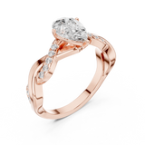 Ladies Ring DDLR-1084@7 - Rose Gold - Image