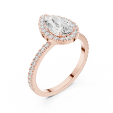 Ladies Ring DDLR-1085@7 - Rose Gold - Image