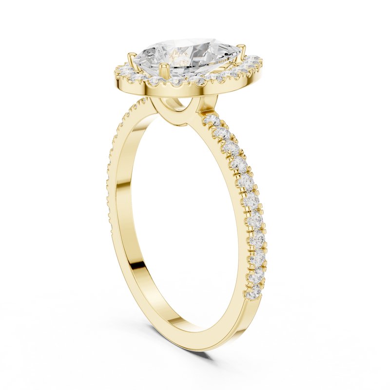 Ladies Ring DDLR-1085@7 - Yellow Gold - Image