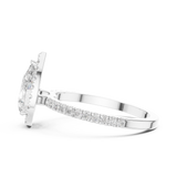 Ladies Ring DDLR-1085@7 - White Gold - Image
