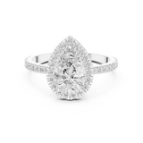 Ladies Ring DDLR-1085@7 - White Gold - Image