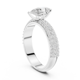 Ladies Ring DDLR-1086@7 - White Gold - Image