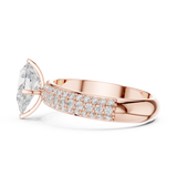 Ladies Ring DDLR-1086@7 - Rose Gold - Image