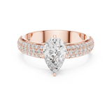 Ladies Ring DDLR-1086@7 - Rose Gold - Image