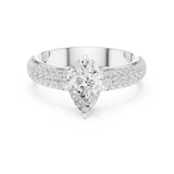 Ladies Ring DDLR-1086@7 - White Gold - Image