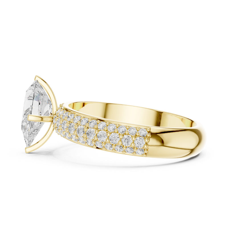 Ladies Ring DDLR-1086@7 - Yellow Gold - Image