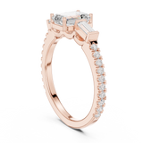 Ladies Ring DDLR-1088@7 - Rose Gold - Image