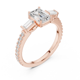Ladies Ring DDLR-1088@7 - Rose Gold - Image